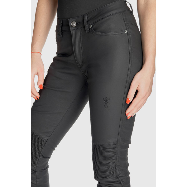 Pando Moto Kusari Kev 01 Ladies Jeans Black