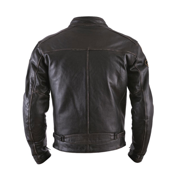 Helstons Ace Oldies Leather Jacket Brown