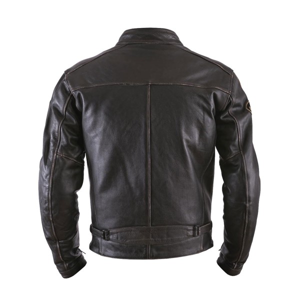 Helstons Ace Oldies Leather Jacket Brown Helstons Ace Oldies Leather Jacket Brown
