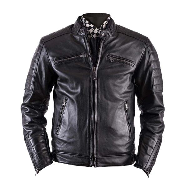 Helstons Cruiser Leather Jacket Black Helstons Cruiser Leather Jacket Black