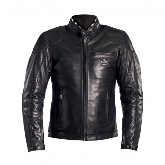 Helstons Road Leather Jacket Black