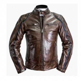 Helstons Modelo Leather Jacket Camel/Black