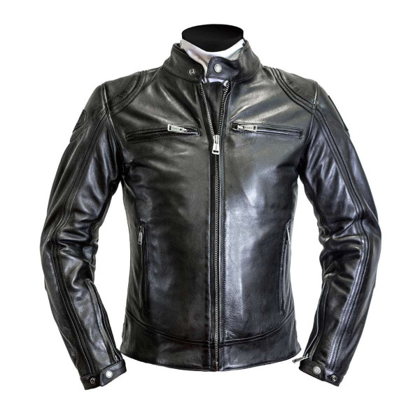 Helstons Modelo Black Leather Jacket
