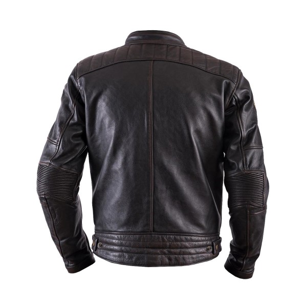 Helstons Track Oldies Leather Jacket Brown Helstons Track Oldies Leather Jacket Brown