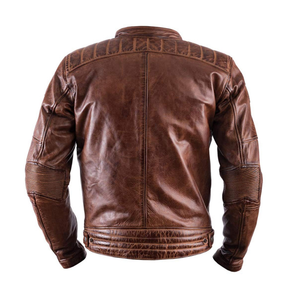 Helstons Track Leather Jacket Camel