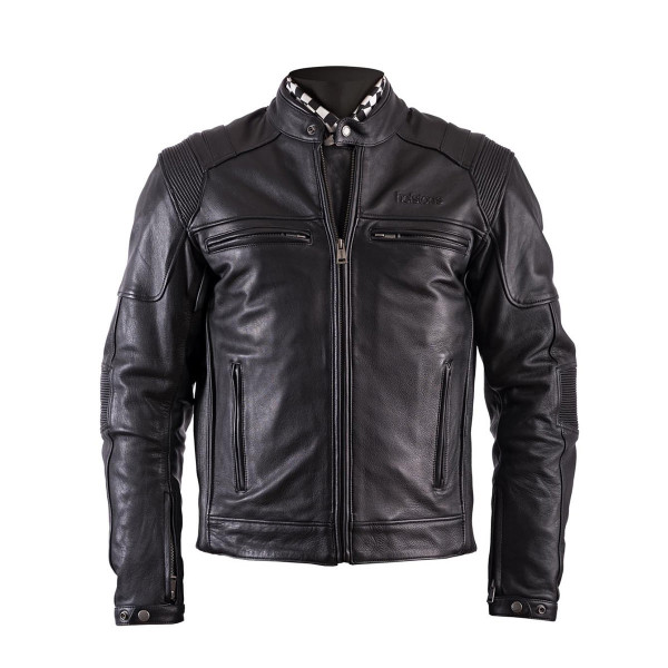 Helstons Trust Leather Jacket Black