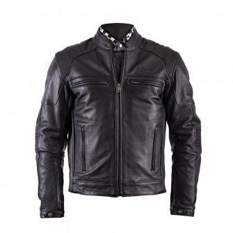 Helstons Trust Black Leather Jacket