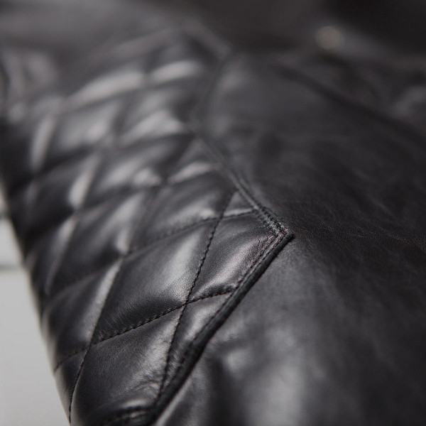 Helstons KS70 One Piece Leather Suit Black