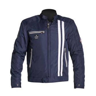 Helstons Cobra Textile Jacket Blue White