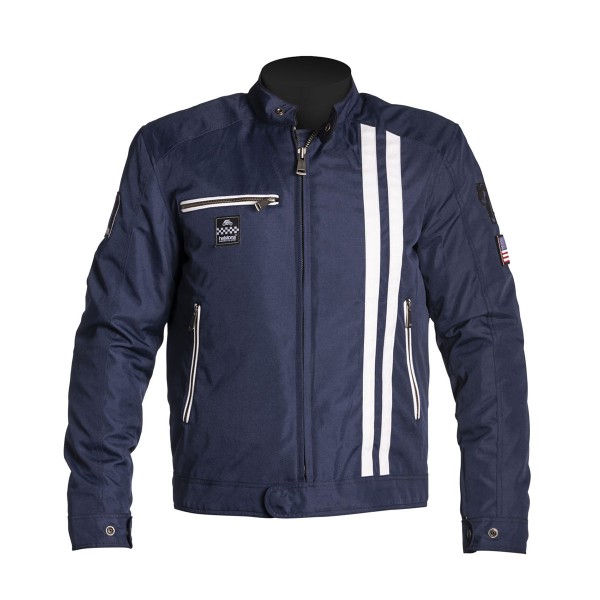 Helstons Cobra Textile Jacket Blue White Helstons Cobra Textile Jacket Blue White