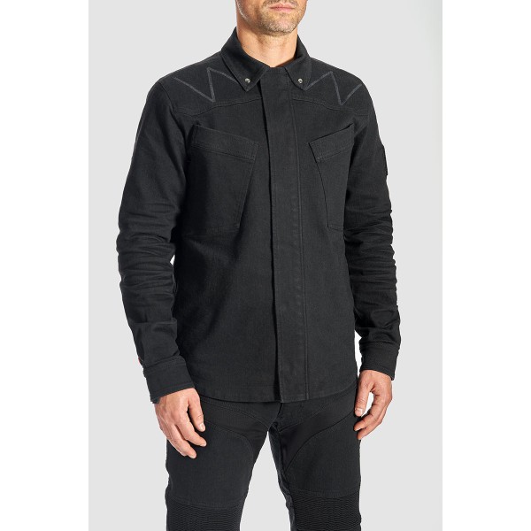 Pando Moto Capo Cor 01 Riding Shirt Black Pando Moto Capo Cor 01 Riding Shirt Black