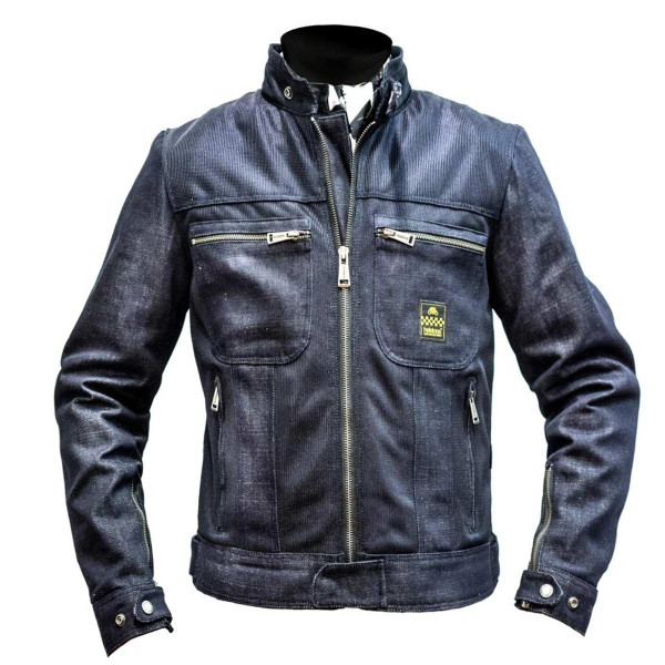 Helstons Genesis Blue Mesh Textile Jacket