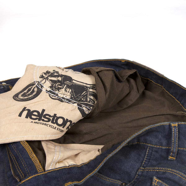 Helstons Corden Dirty Jeans Blue