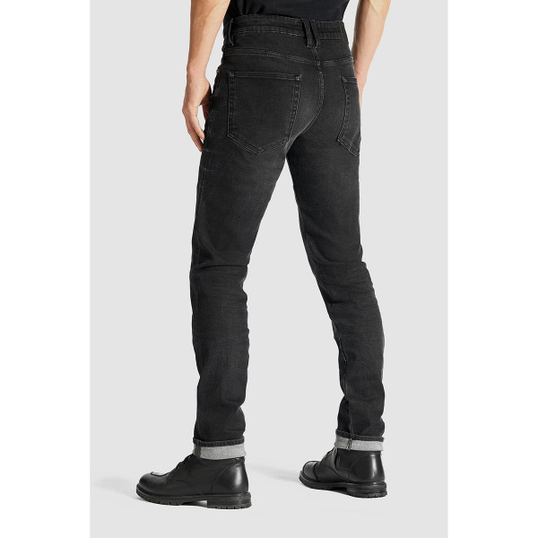 Pando Moto Robby Arm 01 Men's Jeans Black