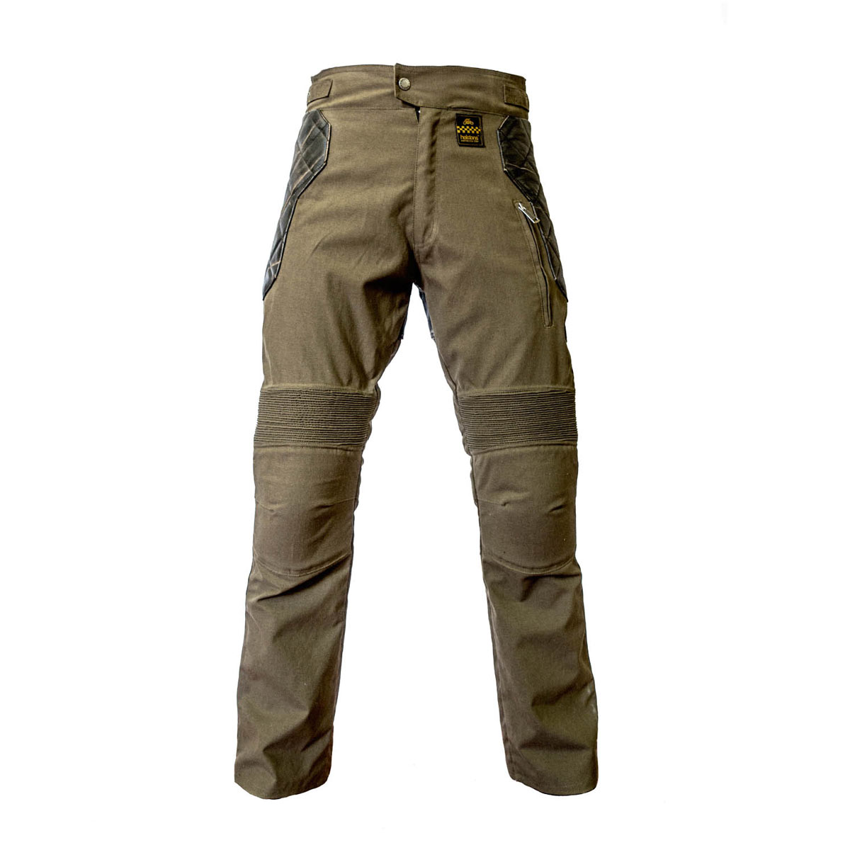 Wax cotton top jeans