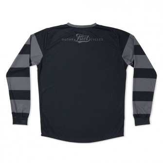 Fuel Grey Stripes Enduro Jersey