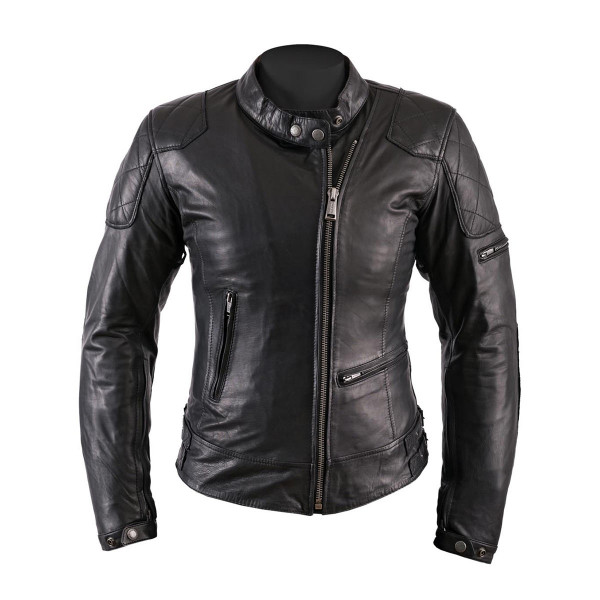 Helstons Ladies  KS70 Black Leather Jacket