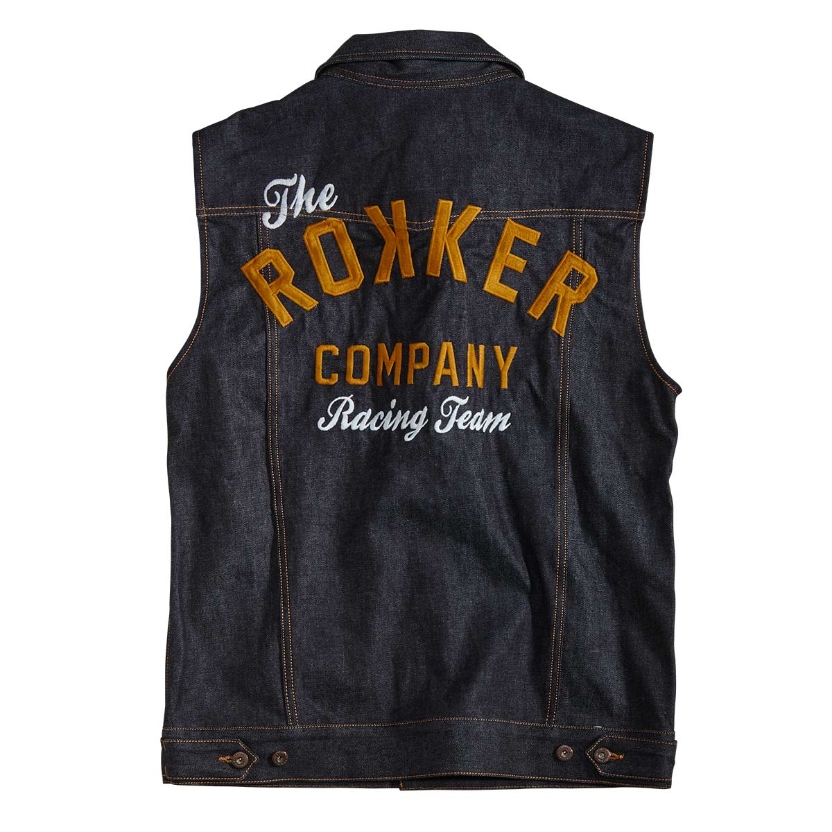Rokker Team Denim Vest by the Rokker Company