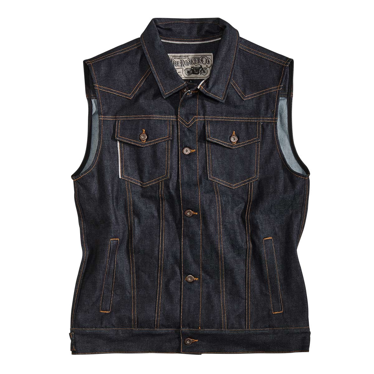 Mens denim vest sales near me