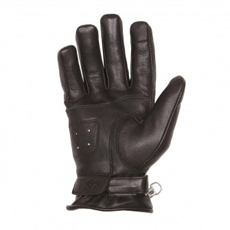 Helstons First Summer Leather Gloves Black