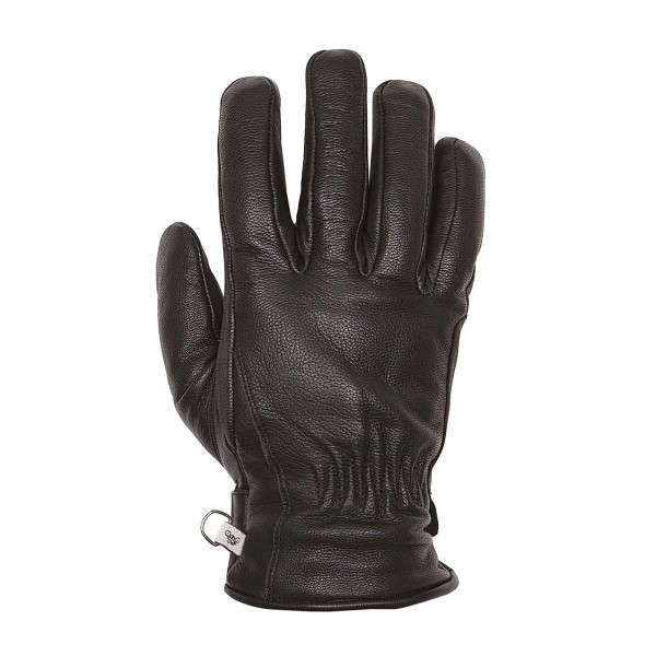 Helstons First Summer Leather Gloves Black Helstons First Summer Leather Gloves Black