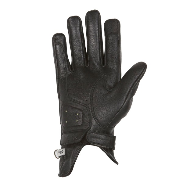 Helstons Condor Summer Leather Gloves Black Helstons Condor Summer Leather Gloves Black