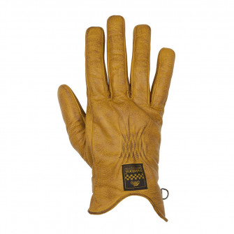 Helstons Condor Summer Leather Gloves Gold Brown