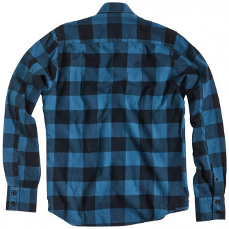 Rokker Denver Check Shirt Blue