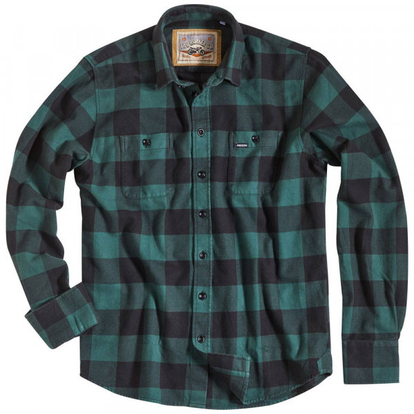 Rokker Denver Check Shirt Green