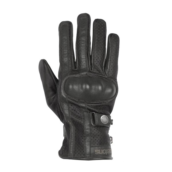 Helstons Eagle Summer Gloves Black Helstons Eagle Summer Gloves Black