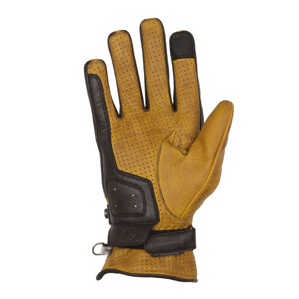 Helstons Eagle Gold/Brown Summer Gloves Helstons Eagle Gold/Brown Summer Gloves
