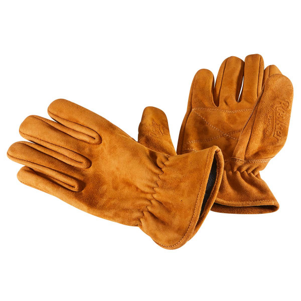 Rokker Nubuck Gloves Brown