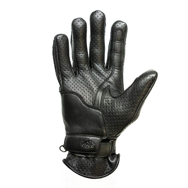 Helstons Corporate Leather Summer Gloves Black Helstons Corporate Leather Summer Gloves Black