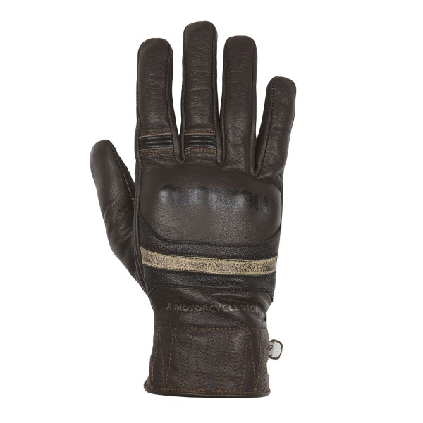 Helstons Mora Leather Summer Gloves Brown/Black/Beige 