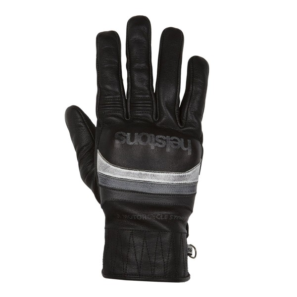 Helstons Mora Leather Summer Gloves Black/White/Grey Helstons Mora Leather Summer Gloves Black/White/Grey