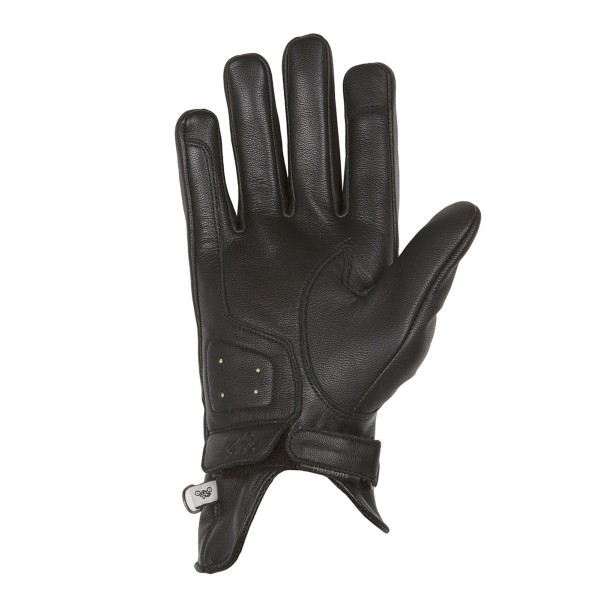 Helstons Swallow Leather Gloves Black - Women Helstons Swallow Leather Gloves Black - Women