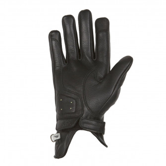 Helstons Swallow Leather Gloves Black - Women