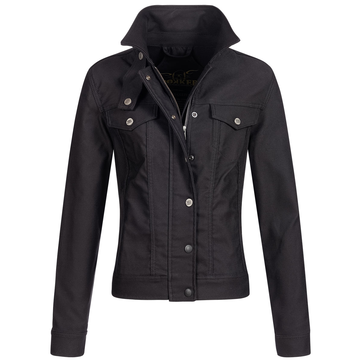Rokker Black Jacket Lady Short 