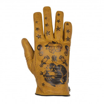 Helstons Panther Summer Gloves Gold - Women