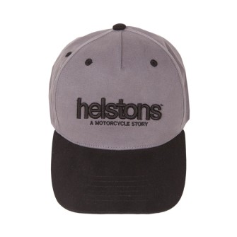Helstons Corporate Cap Black-Grey