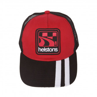 Helstons Shelby Cap Red-White