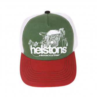 Helstons Chain Cap Red-Green-White