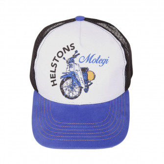 Helstons Cub Cap Blue-White-Black 