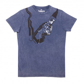 Helstons Goggles T-Shirt Blue