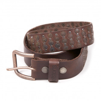 Helstons Studded Belt - Brown