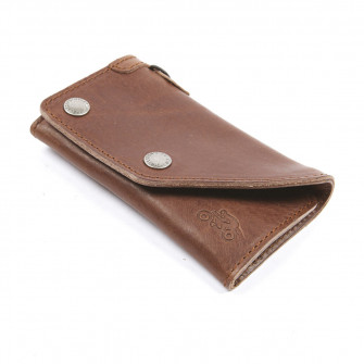 Helstons Leather Wallet - Brown