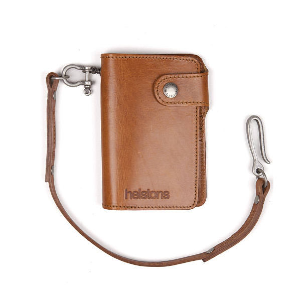 Helstons Leather Moon Wallet - Tan