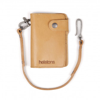 Helstons Leather Moon Wallet - Natural