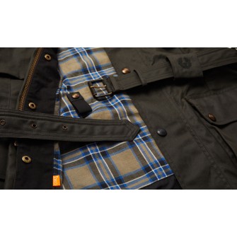 Belstaff Trialmaster Waxed Cotton Jacket - Olive Green