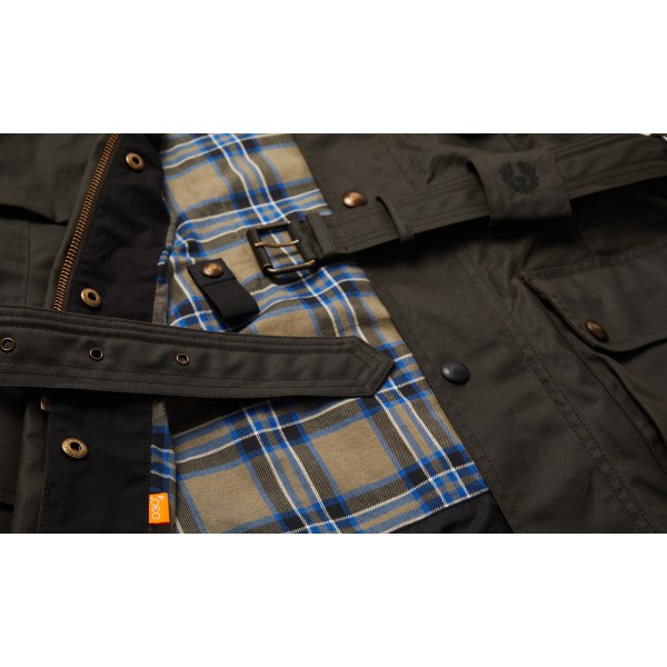 Belstaff Trialmaster Waxed Cotton Jacket - Olive Green Belstaff Trialmaster Waxed Cotton Jacket - Olive Green